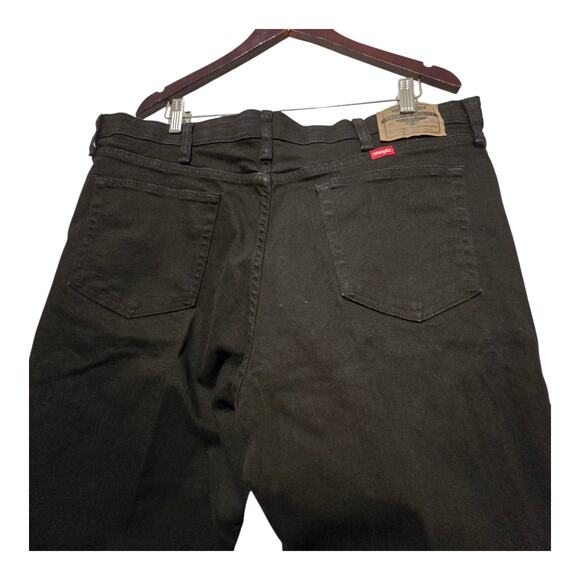 Wrangler Performance Regular Fit Comfort Flex Black Jeans Mens 40x32 Western EUC - Picture 1 of 16